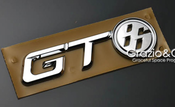 Grazio(グラージオ) トヨタ86 GT86エンブレム(2)|クローム