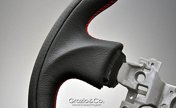 Grazio(グラージオ) トヨタ86 ステアリング・フラットボトム(4)|ガングリップ