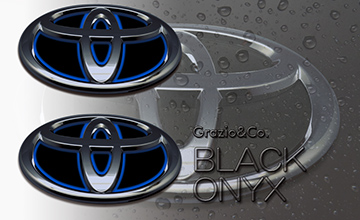 Grazio(グラージオ) アクア ブラッククロームエンブレム(3)|ブラックオニキス
