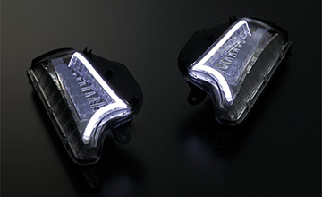 REVIER(レヴィーア) アクア LEDフロントウインカー(2)|ライトバー　ホワイト