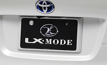 LX-MODE(LXモード) C-HR フロントライセンスベース|リアライセンスフレーム