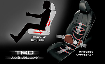 TRD C-HR レザーシートカバー(3)|運転席用特徴(1)