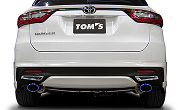 TOM'S(トムス) ハリアーTRDエアロ装着車 マフラー・トムスバレル(3)|TRDエアロパーツ装着
