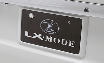 LX-MODE(LXモード) ハイエース リアライセンスフレーム