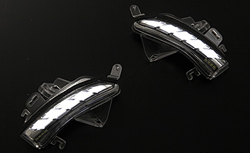 REVIER(レヴィーア) レクサスGS LEDウインカーミラー・流星シーケンシャルウインカー(4)|ライトバー　ホワイト