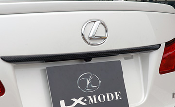 LX-MODE(LXモード) レクサスIS メッキリアガーニッシュ(2)|カーボンタイプ