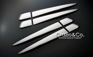 Grazio(グラージオ) E30系レクサスIS用メッキドアハンドルガーニッシュ