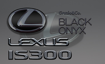 Grazio(グラージオ) レクサスIS ブラッククロームエンブレム(4)|ブラックオニキス