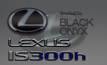 Grazio(グラージオ) レクサスIS ブラッククロームエンブレム(2)|ブラックオニキス