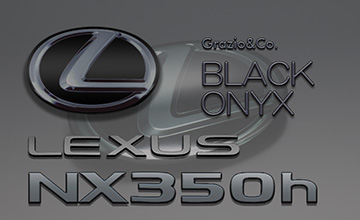 Grazio(グラージオ) レクサスNX ブラッククロームエンブレム|ブラックオニキス