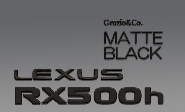 Grazio(グラージオ) 10系レクサスRX用ブラック・ホワイトエンブレム