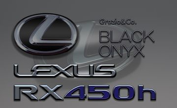 Grazio(グラージオ) レクサスRX ブラッククロームエンブレム|ブラックオニキス