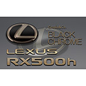 10系レクサスRX　エンブレムパーツ・ブラッククロームエンブレム　Grazio(グラージオ)/エンブレム