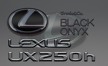 Grazio(グラージオ) レクサスUX ブラッククロームエンブレム|ブラックオニキス