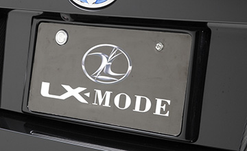 LXモード レクサスUX200/250h ナンバーパーツ