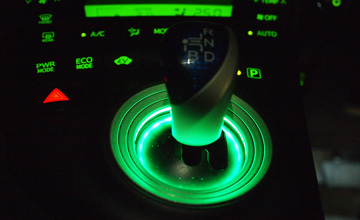 JUNACK(ジュナック) プリウス LEDシフトイルミネーション(5)|特注カラー(グリーン)