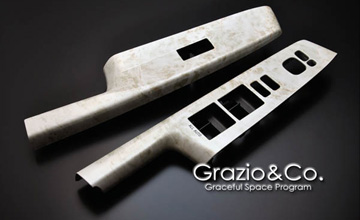 Grazio(グラージオ) プリウスα ウインドウスイッチベース・フロント|ホワイトフローライト