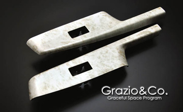 Grazio(グラージオ) プリウスα ウインドウスイッチベース・リア(3)|ホワイトフローライト