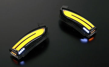 REVIER(レヴィーア) ライズ LEDウインカーレンズ・流星シーケンシャルウインカー(4)|ウインカー・ウエルカムランプ点灯イメージ