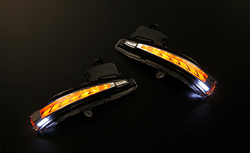 REVIER(レヴィーア) ヴェルファイア LEDウインカーミラー・流星シーケンシャルウインカー(5)|ウインカー/ウエルカムランプ点灯