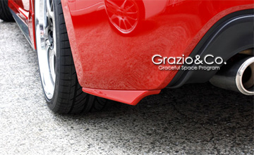 ZN6系トヨタ86　エアロパーツ・リアマッドガード　Grazio(グラージオ)/SPORTS DESIGNエアロ(1)