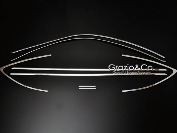 Grazio(グラージオ) トヨタ86 メッキパーツ メッキウインドウモール ZN6系