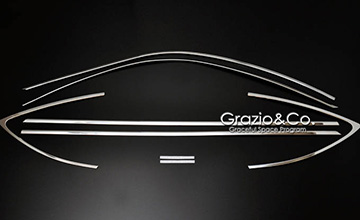 Grazio(グラージオ) ZN6系トヨタ86用メッキウインドウモール