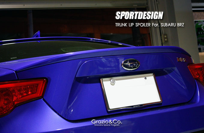 Grazio(グラージオ) SPORTS DESIGNエアロ　BRZ　トランクリップスポイラー