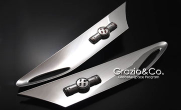 Grazio(グラージオ) ZN6系トヨタ86用クローム・フェンダーガーニッシュ