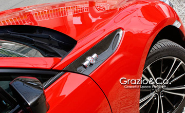 Grazio(グラージオ)　トヨタ 86　カーボンルック フェンダーガーニッシュ