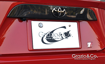 Grazio(グラージオ) トヨタ86 エアロパーツ カラード・ナンバーフレーム ZN6系