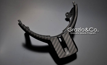 ZN6系トヨタ86　インテリアパネルパーツ・カーボン・ステアリングオーナメント　Grazio(グラージオ)/インテリアパネル(1)