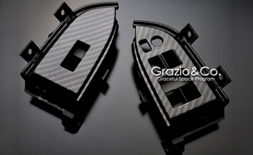 Grazio(グラージオ)　トヨタ 86　カーボンルック ウインドウスイッチベース