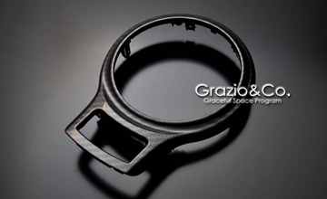Grazio(グラージオ)　トヨタ 86　メッキ・カーボン シフトベゼル
