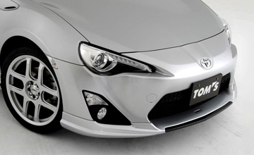 トヨタ86TOM'S(トムス) フロントスポイラー(センター部ブラック塗装又はカーボン)