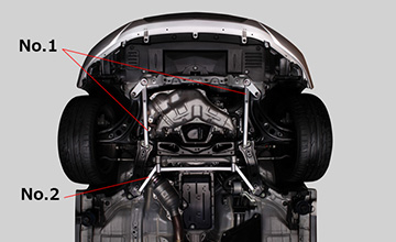 TOM'S(トムス) ZN6系トヨタ86用サスペンションメンバーブレース