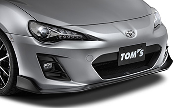 ZN6系後期トヨタ86　エアロパーツ・フロントバンパー　TOM'S(トムス)/Racingエアロ(1)