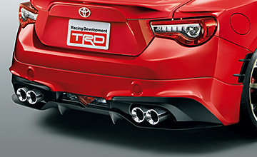 TRD　トヨタ 86 後期　エアロ リアバンパー用スポイラー