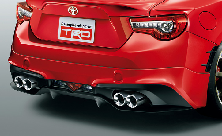 TRD Performance Lineエアロ　トヨタ86　リアハーフ