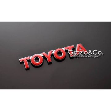 Grazio(グラージオ)　トヨタ86/ZN6系　TOYOTAエンブレム・レッド（エンブレム）(1)