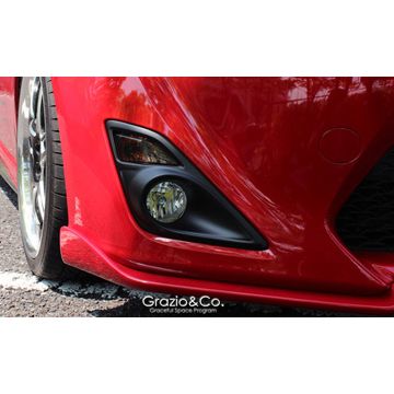 トヨタ86(ZN6系前期)用フロントターンランプガーニッシュ Grazio(グラージオ)(SPORTS DESIGN)エアロ