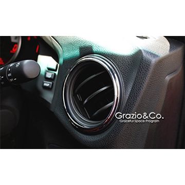 Grazio(グラージオ)　トヨタ 86　メッキ・カーボン サイドレジスターベゼル
