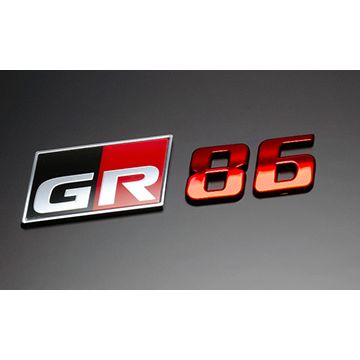 Grazio(グラージオ)　GR86　ディープレッドクロームエンブレム