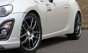 GR86、BRZ リア用フェンダートリム マグネタイトグレー 塗装済 GR86、BRZ リア用フェンダートリム マグネタイトグレー 塗装済