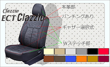 Clazzio(クラッツィオ)　20 アルファード　レザーシートカバー/New ECTクラッツィオ