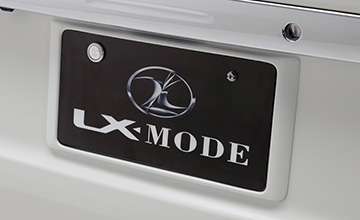 LX-MODE(LXモード)　30 アルファード　カラードリアライセンスフレーム