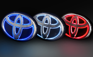 アルファード40系用LEDエンブレムGR JUNACK(ジュナック