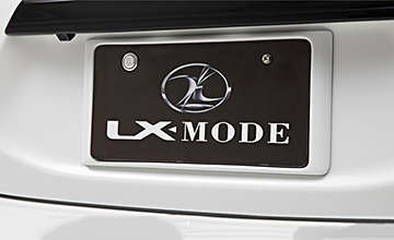 P10系アクア　リアライセンスフレーム　LX-MODE(LXモード)(1)