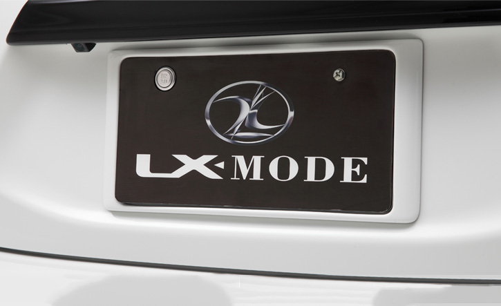 LX-MODE(LXモード) アクア リアライセンスフレームP10系