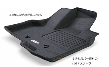 P10系アクア　フロアマット・Newラバータイプ　Clazzio(クラッツィオ)/New車種別専用立体マット(2)